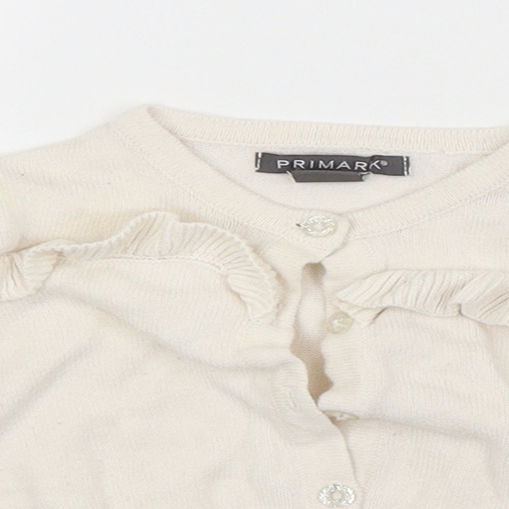 Primark Baby Beige   Cardigan Jumper Size 6-9 Months