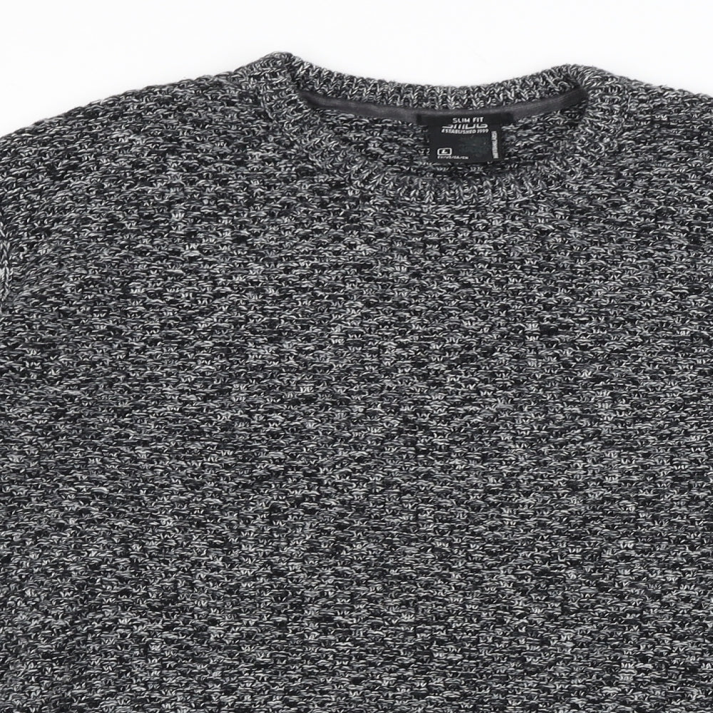 Smog Mens Grey   Pullover Jumper Size L