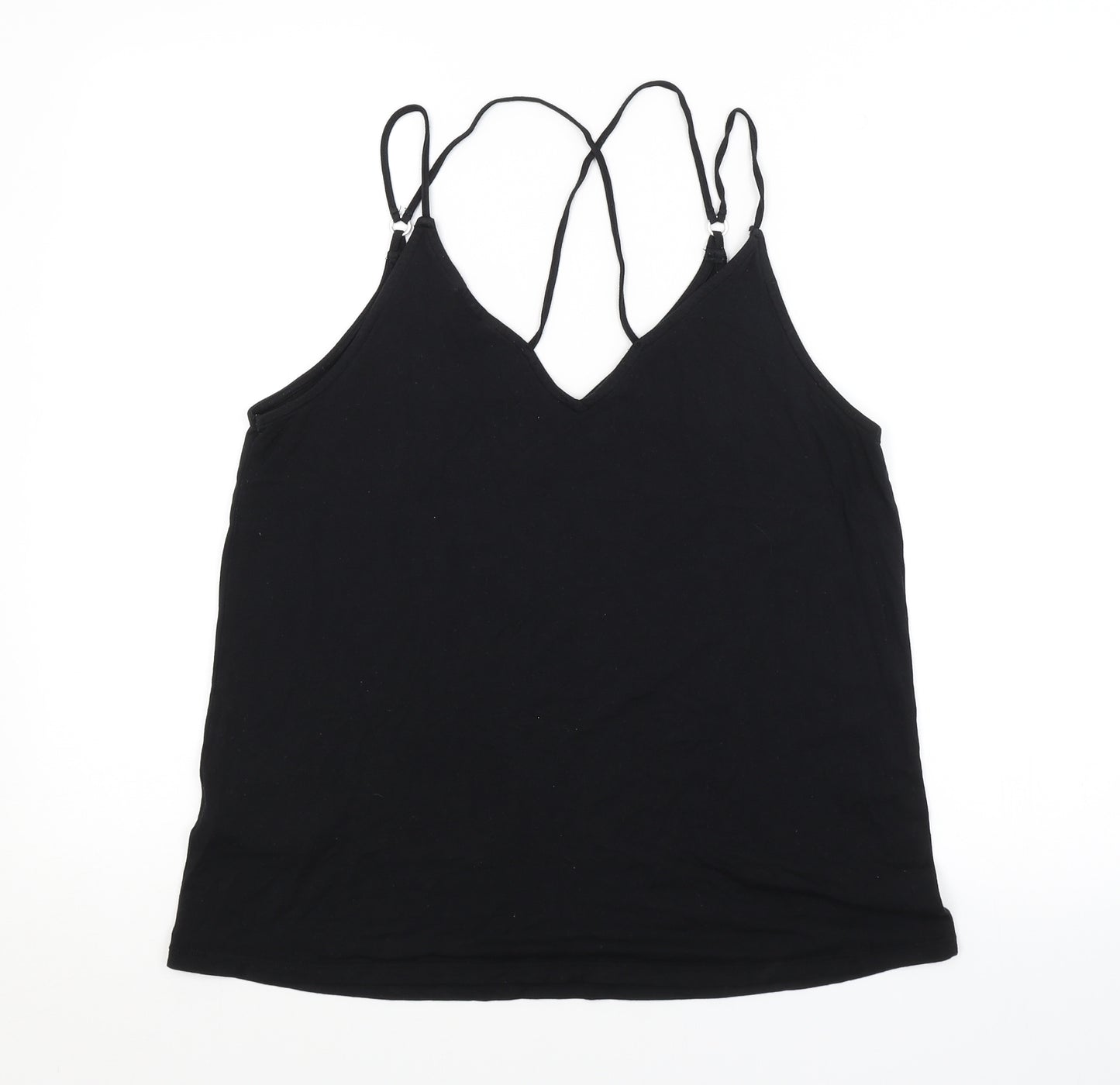 New Look Womens Black   Basic Tank Size 14