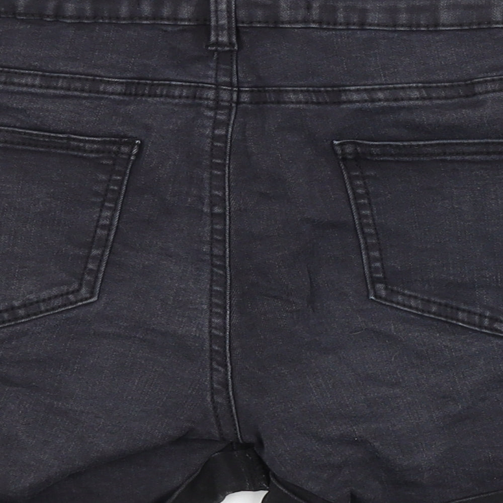 Primark Womens Grey   Cut-Off Shorts Size 10