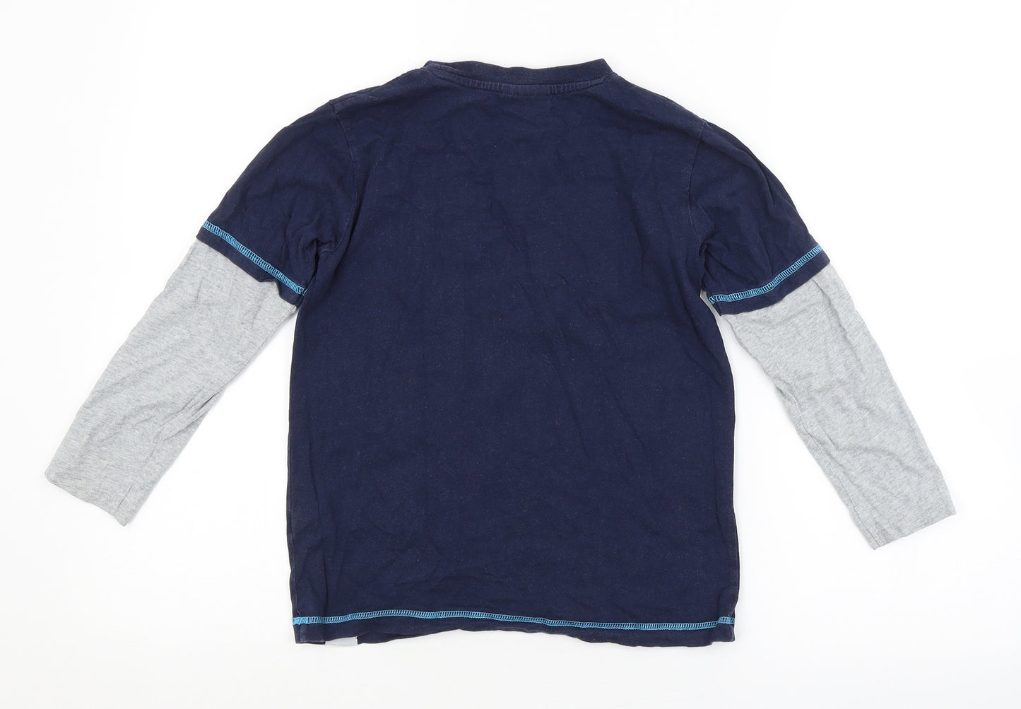 NEXT Boys Blue   Basic T-Shirt Size 8 Years  - THE SIMPSONS