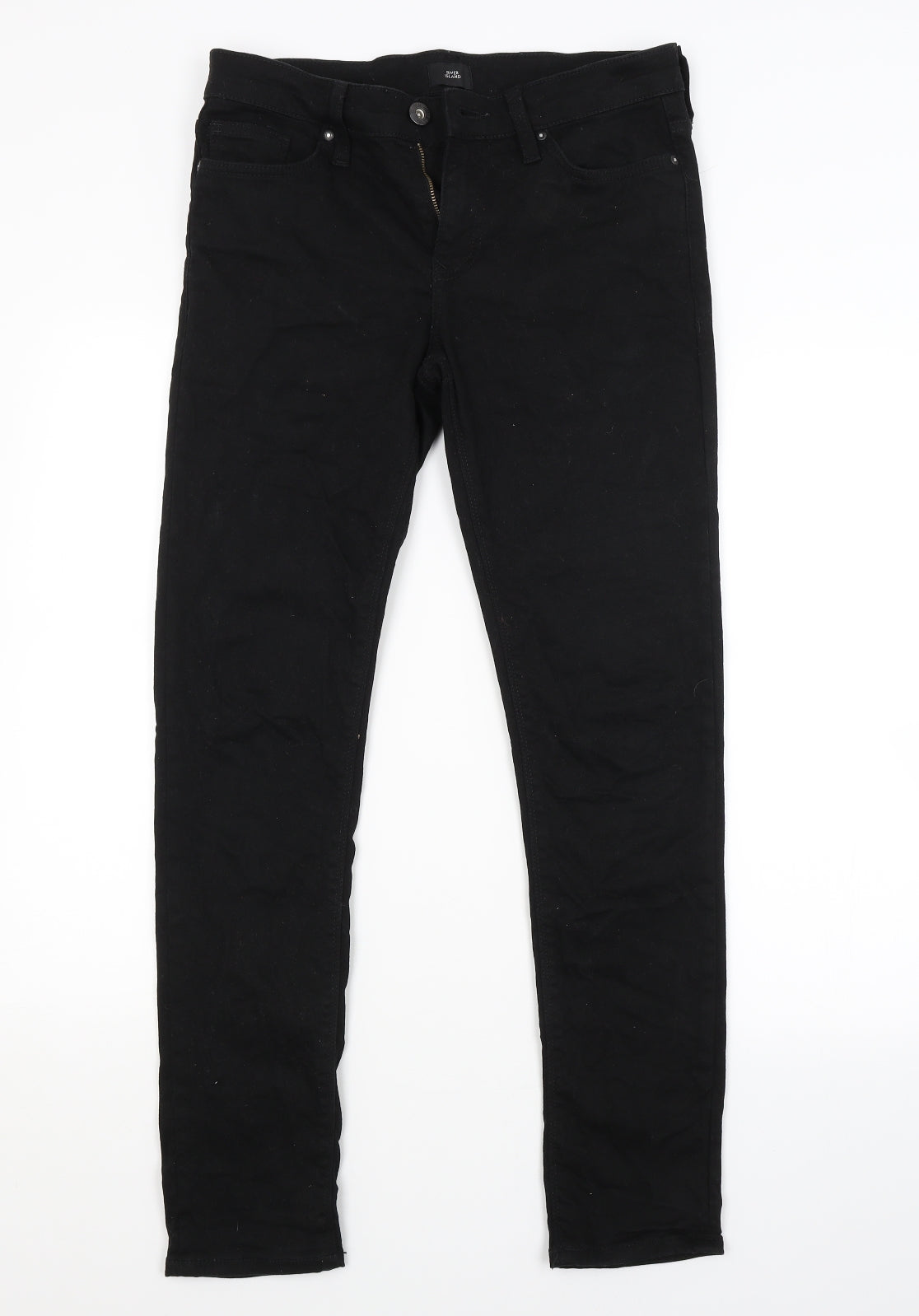 River Island Mens Black   Skinny Jeans Size 30 in L32 in