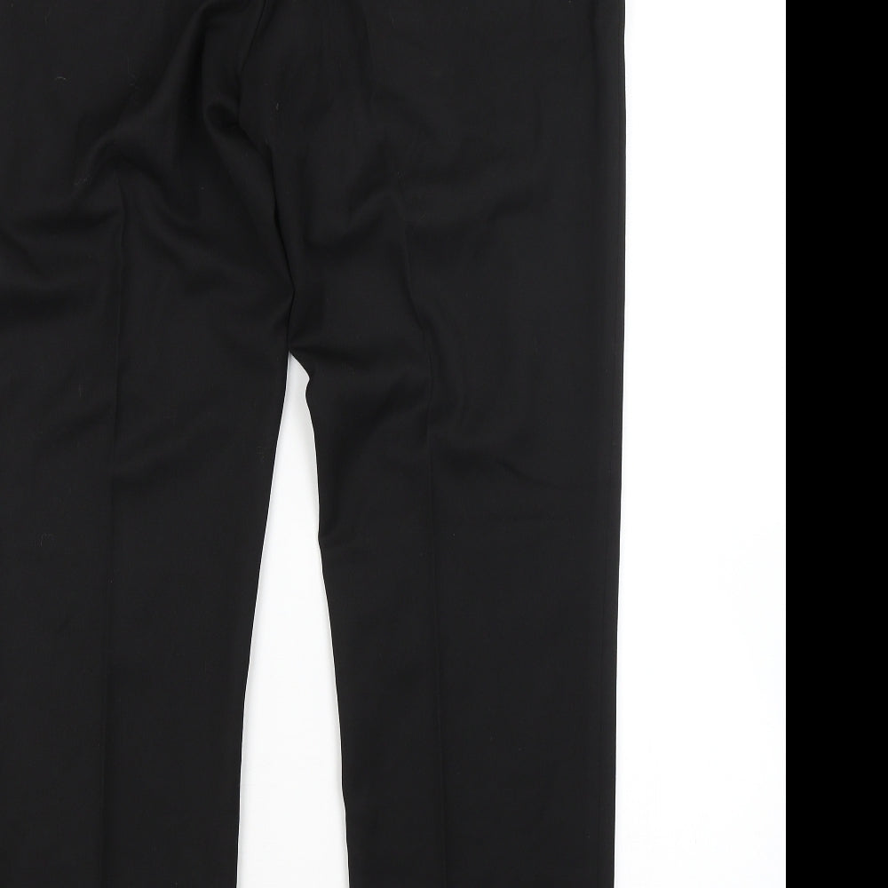 Moss London Mens Black   Trousers  Size 54 L30 in