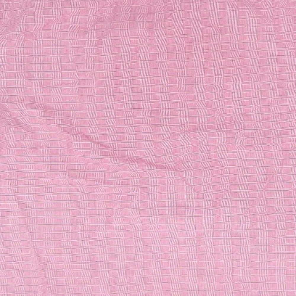 Jeff Banks Mens Red Check   Button-Up Size M