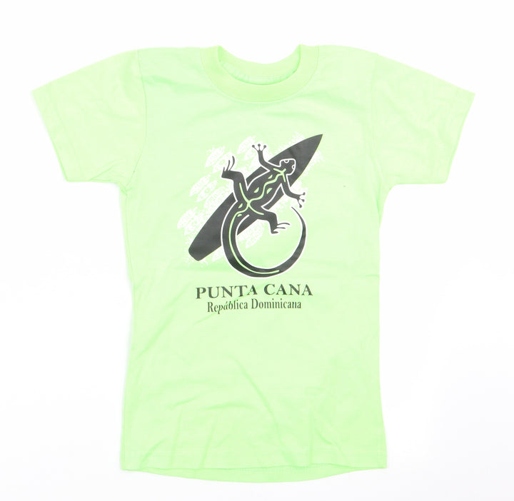 Asemar Boys Green Animal Print Basic T-Shirt Size 4 Years - Punta Cana