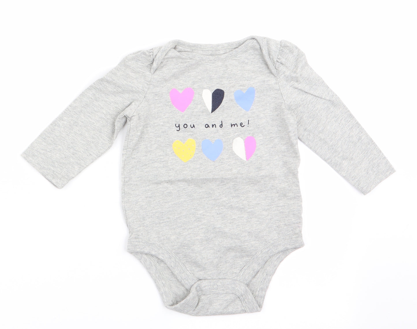 Gap Girls Grey   Romper One-Piece Size 6-9 Months  - You and Me