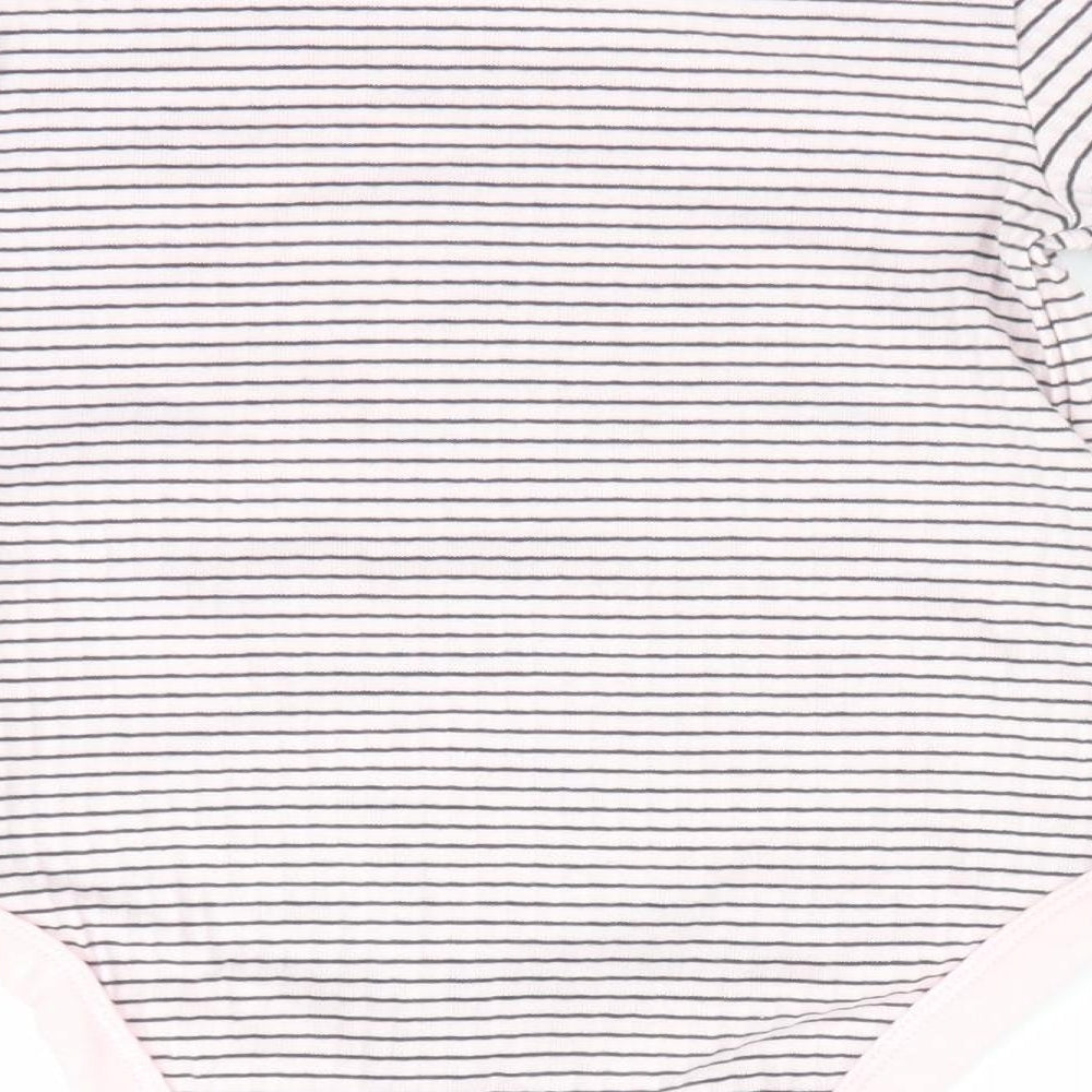 Fred & Flo Girls Pink Striped  Leotard One-Piece Size 18 Months