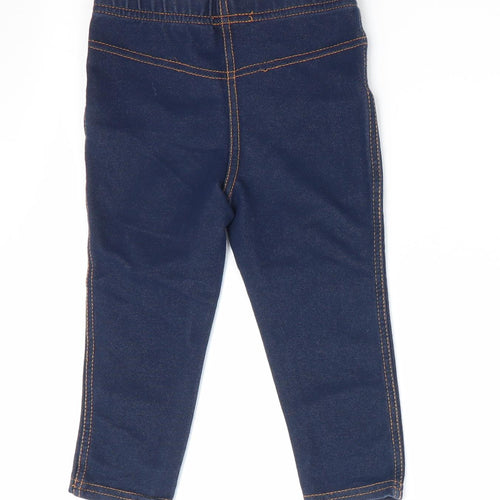 Young Dimension Girls Blue   Jogger Leggings Size 12-18 Months  - Denim Look Legging