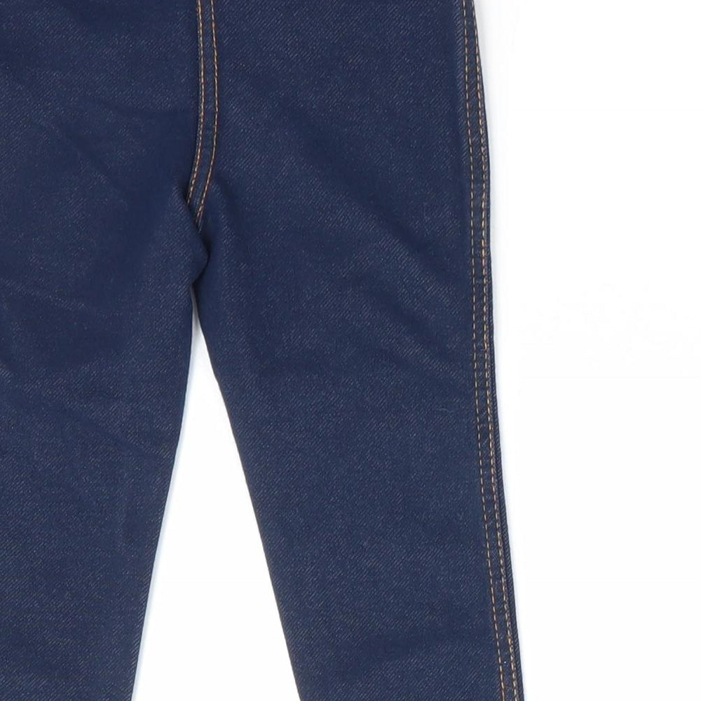 Young Dimension Girls Blue   Jogger Leggings Size 12-18 Months  - Denim Look Legging