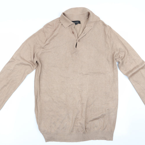 River Island Mens Beige   Pullover Jumper Size XS