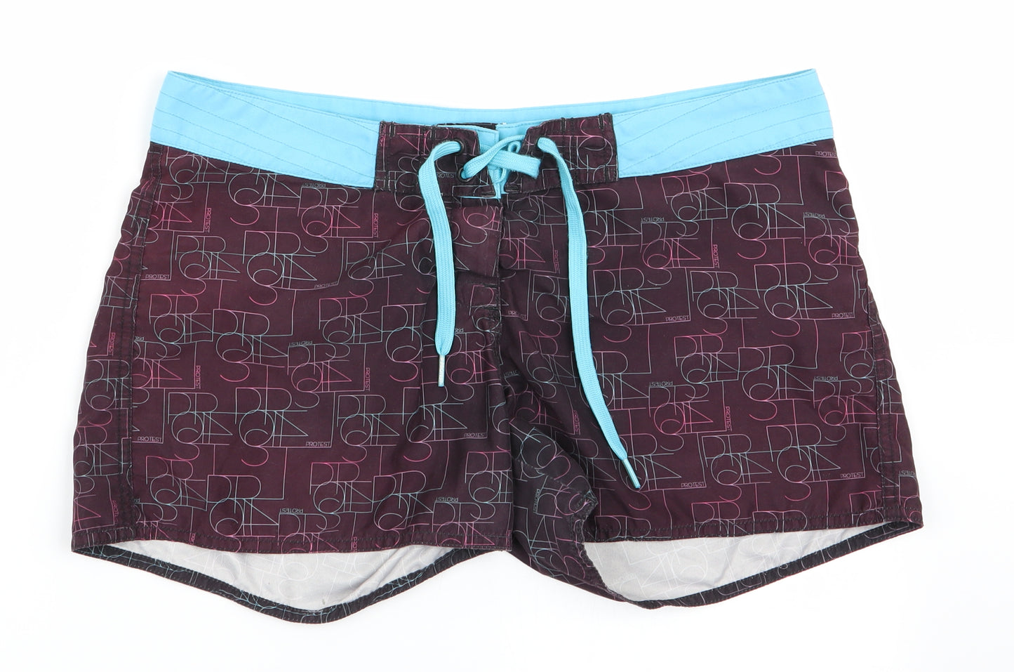 Protest Womens Brown   Skimmer Shorts Size 10