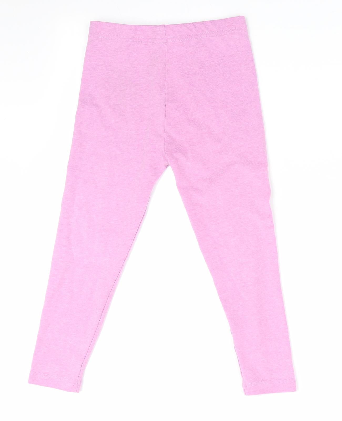 George Girls Pink   Jegging Trousers Size 4 Years - Legging