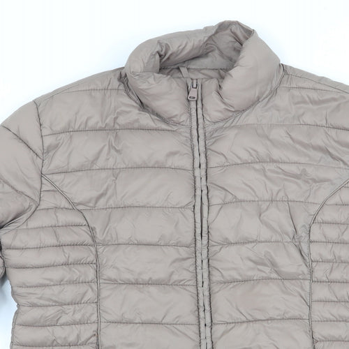 Atmosphere Womens Brown   Quilted Coat Size M