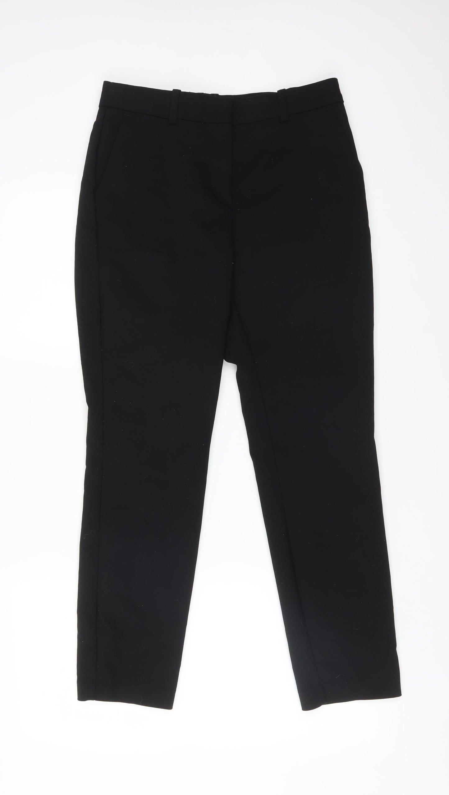 H&M Womens Black   Trousers  Size 6 L25 in