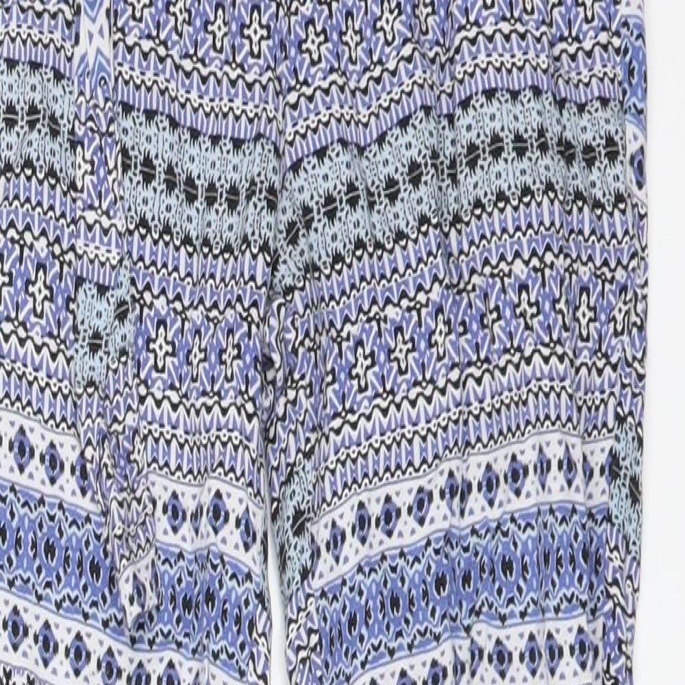Primark Girls Multicoloured Fair Isle   Trousers Size 9-10 Years