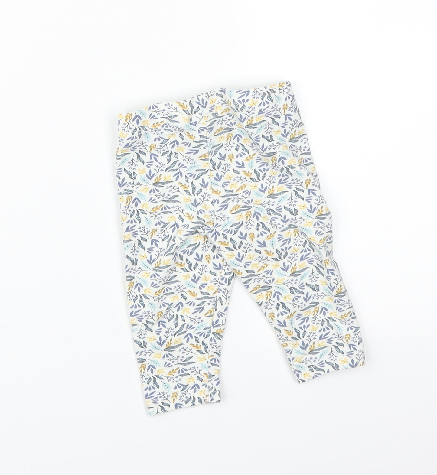 Preworn Girls Multicoloured Floral   Leggings Size 12-18 Months
