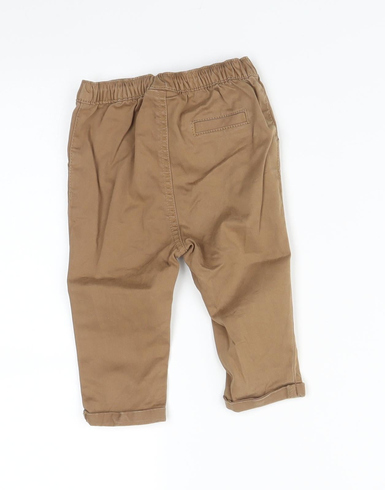 NEXT Boys Brown    Trousers Size 6-9 Months