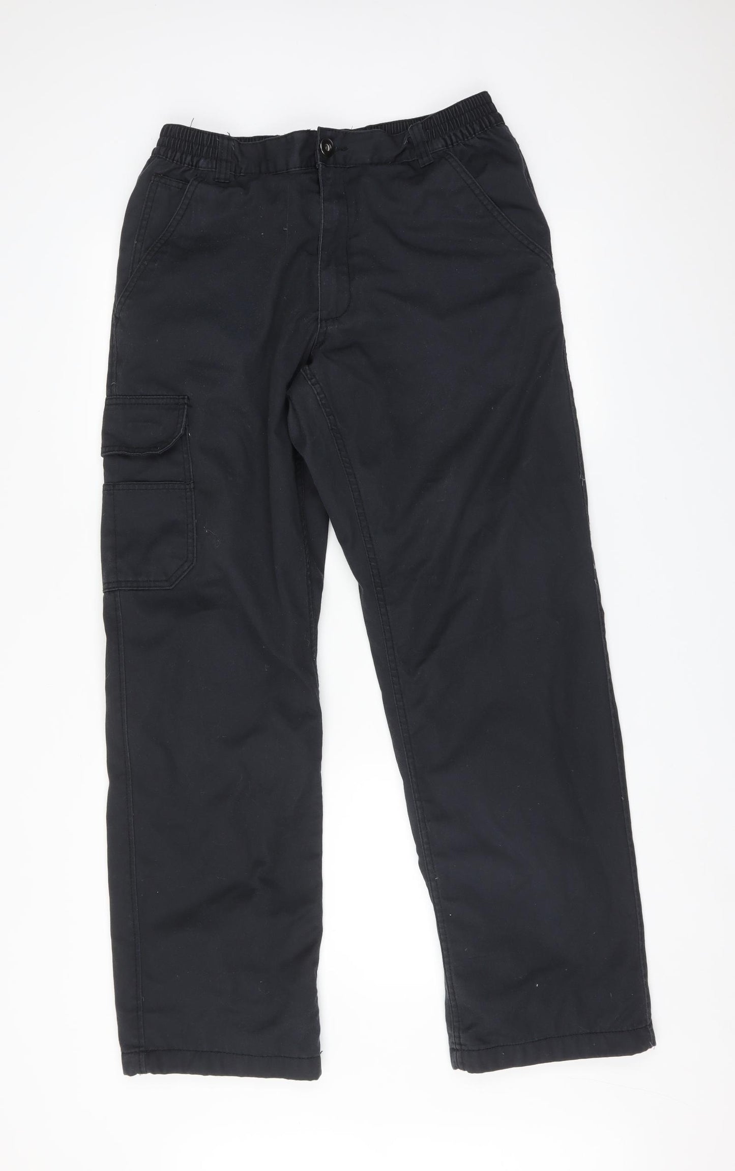 Preworn Mens Black   Carpenter Trousers Size 34 L30 in