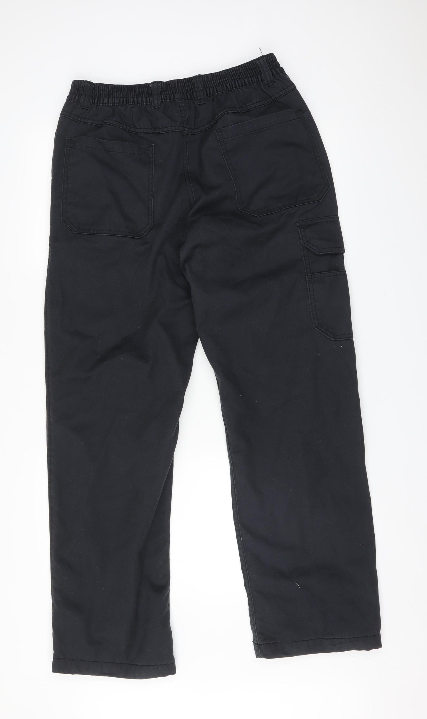 Preworn Mens Black   Carpenter Trousers Size 34 L30 in