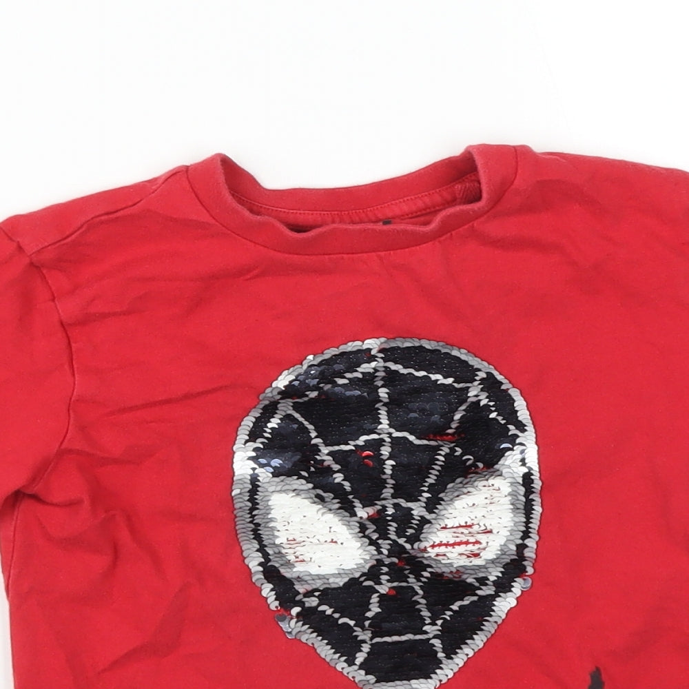 NEXT Girls Red   Basic T-Shirt Size 4 Years