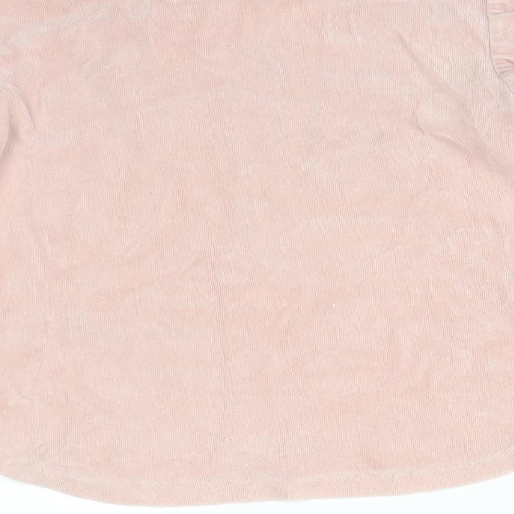 Preworn Girls Pink   Basic T-Shirt Size 12-18 Months