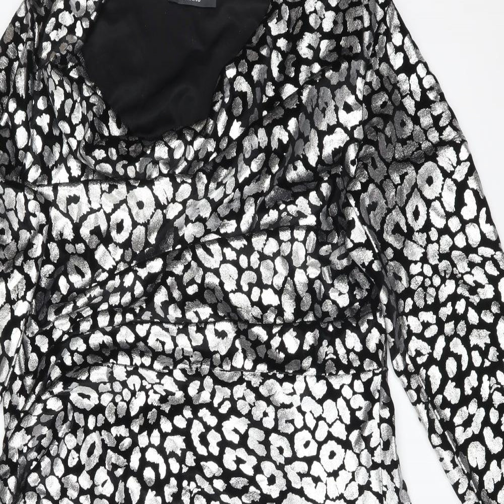 Studio Womens Multicoloured Animal Print  Bodycon  Size 20