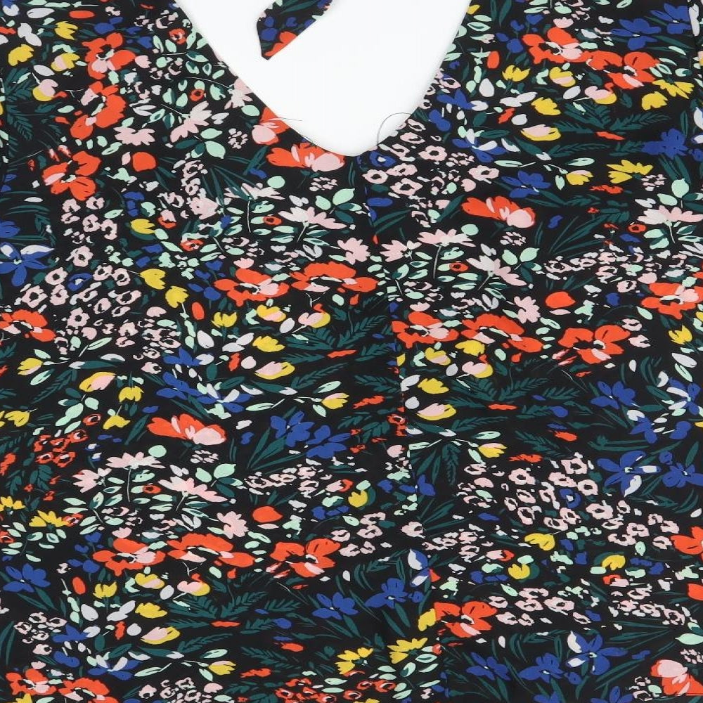Papaya Womens Multicoloured Floral  Basic T-Shirt Size 20