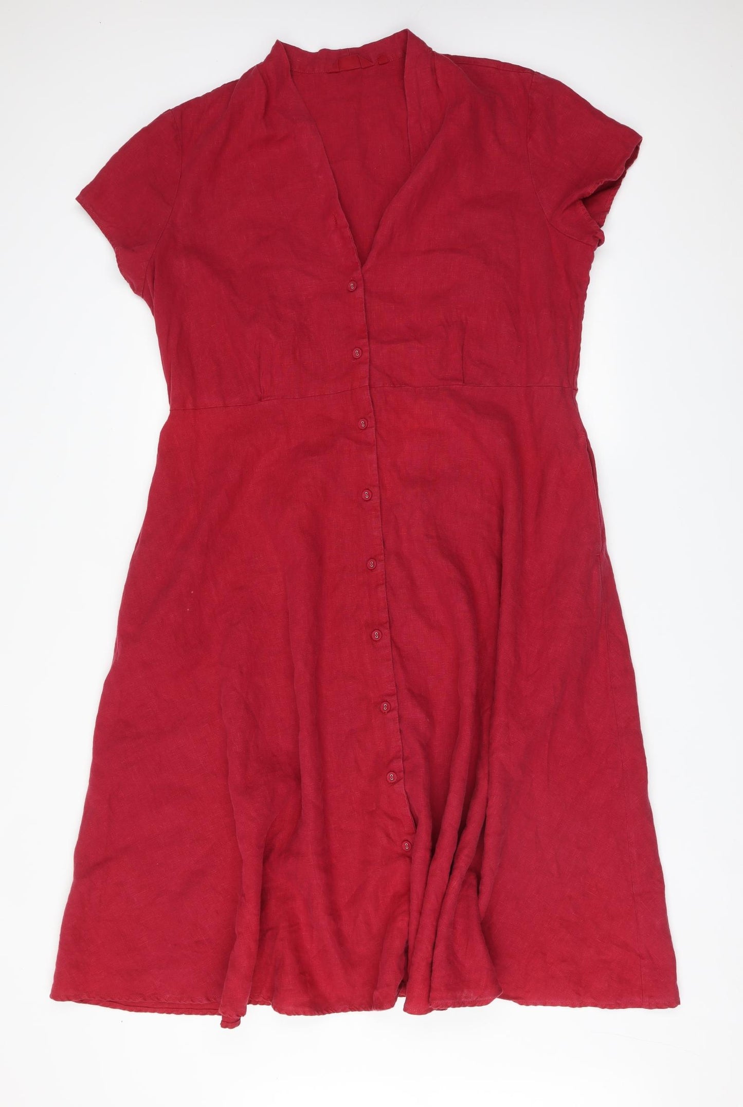 SEASALT CORNWALL Womens Red   Shirt Dress  Size 20