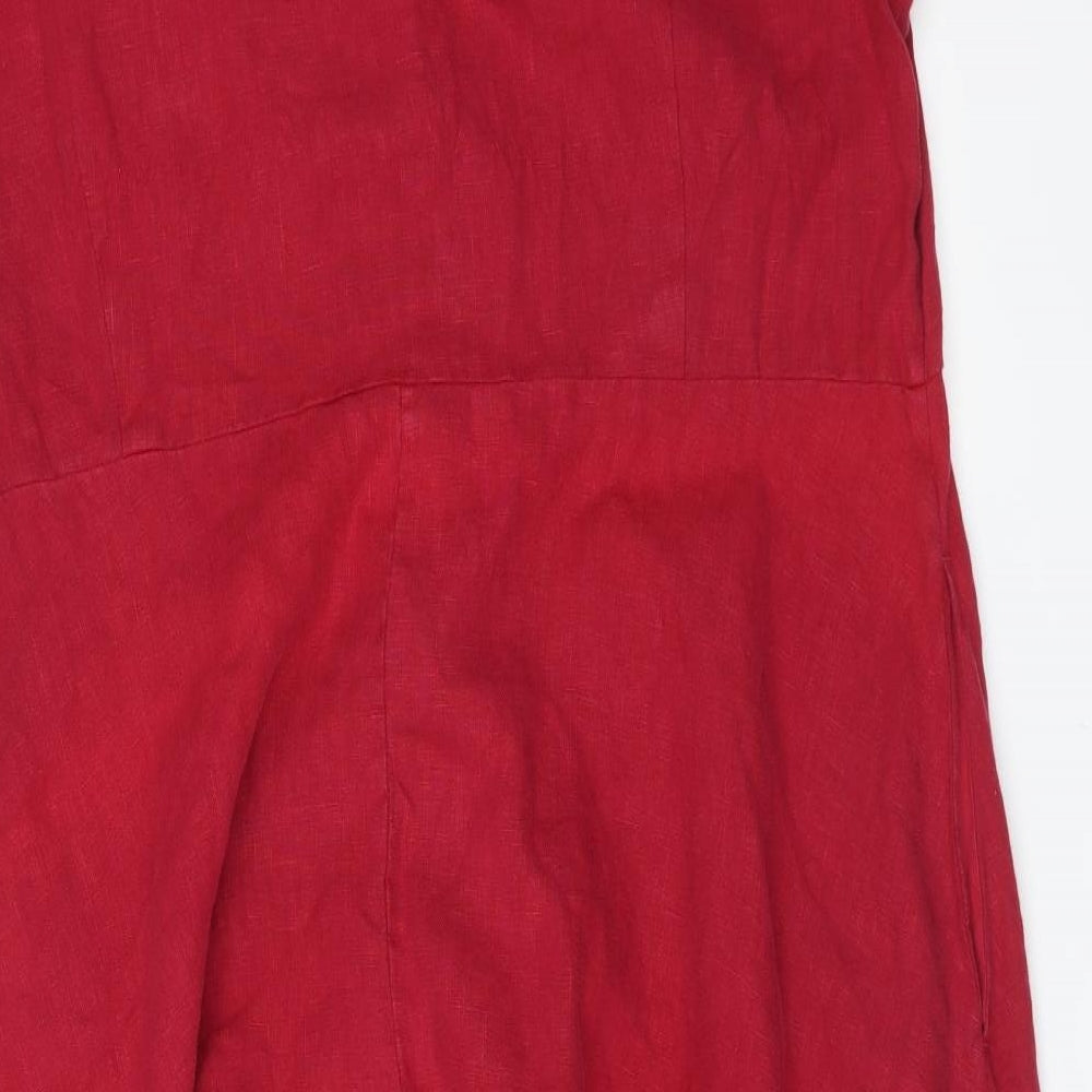 SEASALT CORNWALL Womens Red   Shirt Dress  Size 20