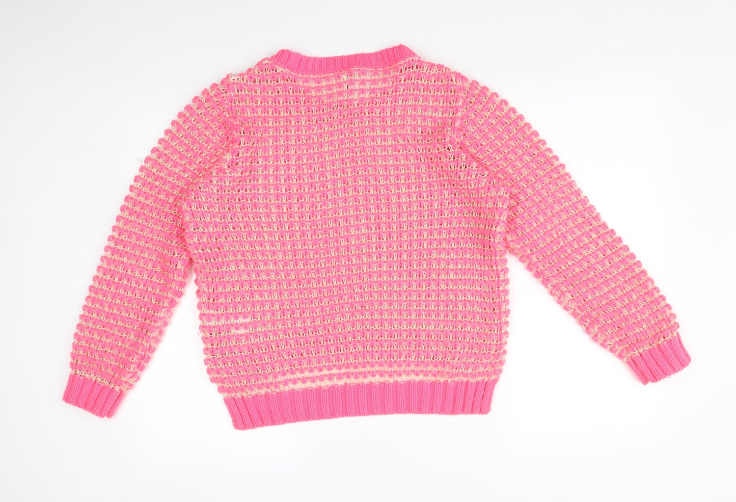 Debenhams Womens Multicoloured Geometric  Pullover Jumper Size 10