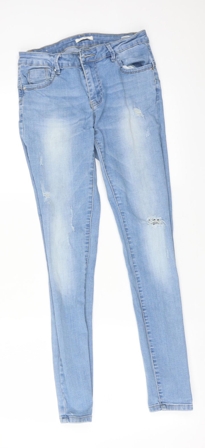 GOODIES Womens Blue   Skinny Jeans Size 10 L28 in