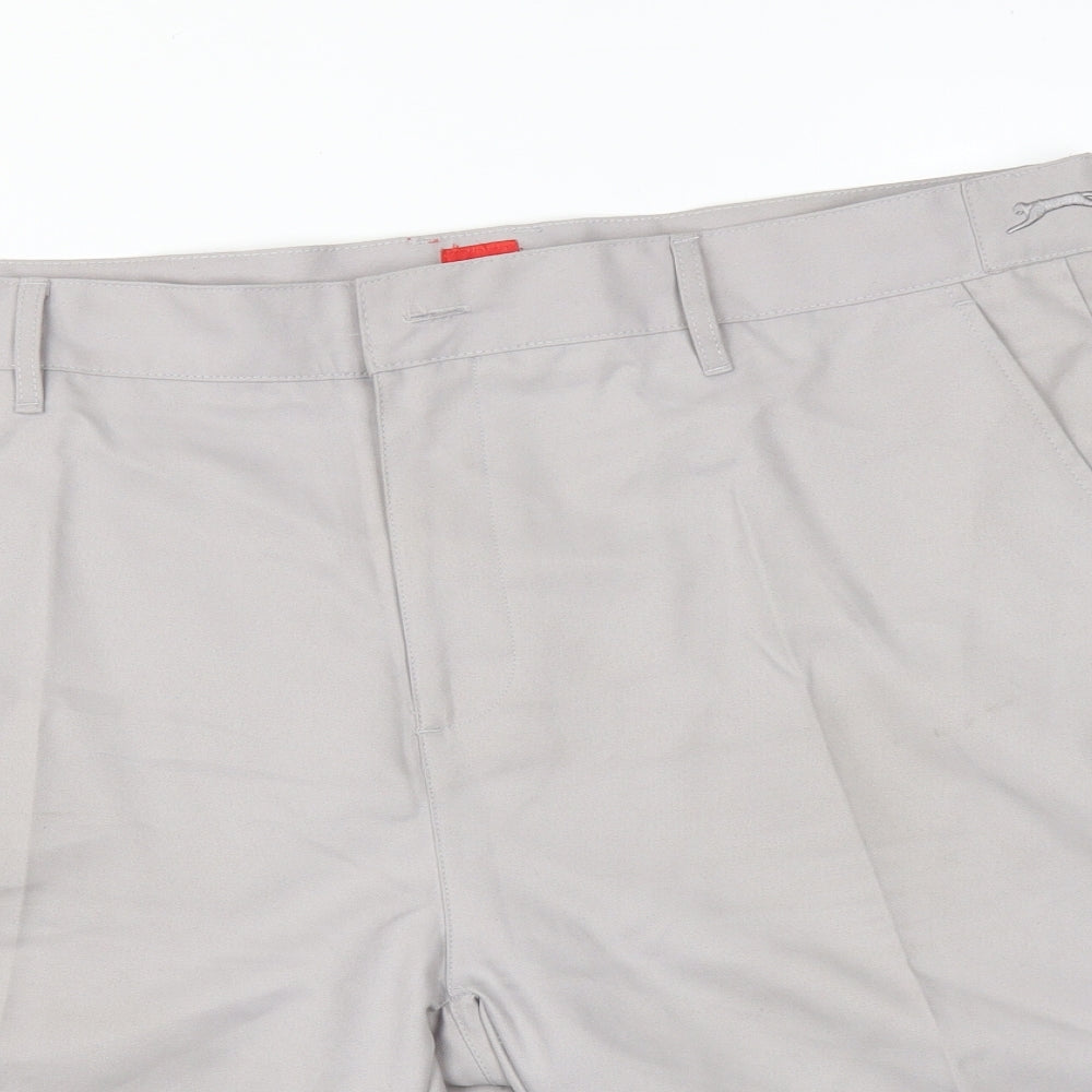 Slazenger Mens Grey   Chino Shorts Size 38