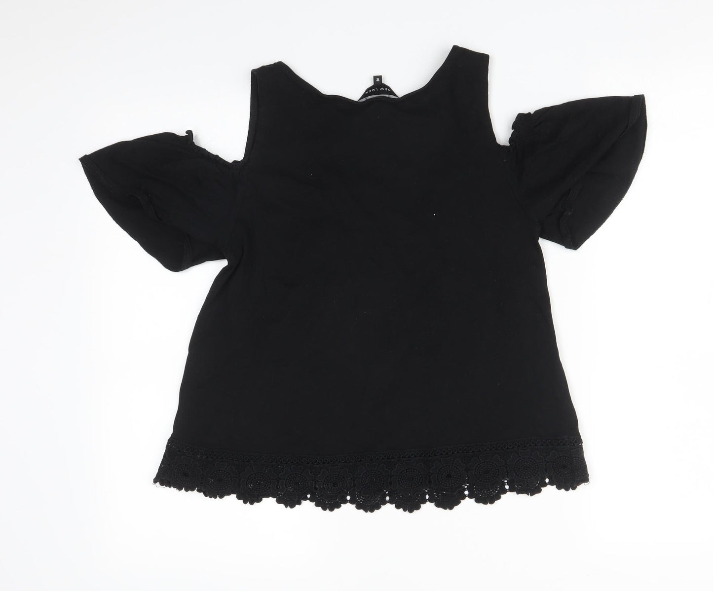 New Look Womens Black   Basic T-Shirt Size 12