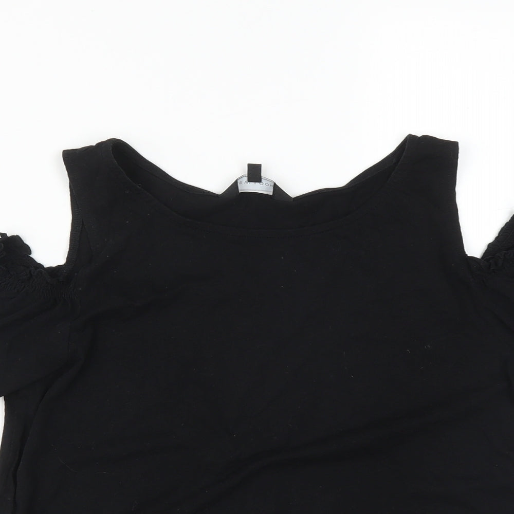 New Look Womens Black   Basic T-Shirt Size 12