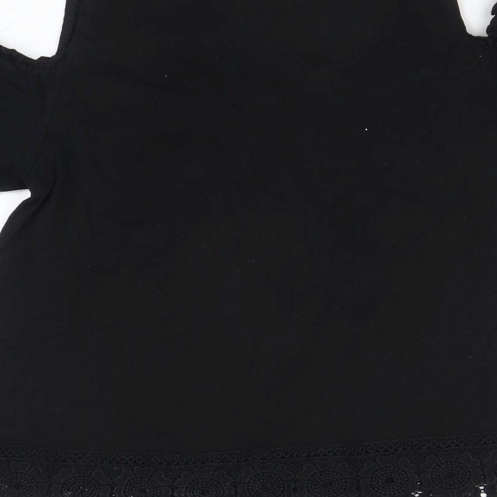 New Look Womens Black   Basic T-Shirt Size 12