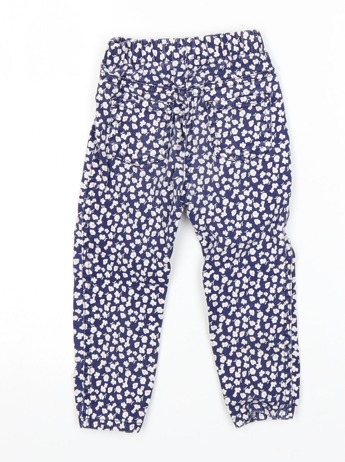 Matalan Girls Multicoloured Floral  Capri Jeans Size 18-24 Months