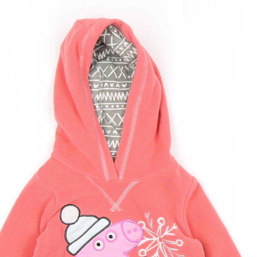 TU Girls Pink   Pullover Jumper Size 12-18 Months  - peppa Pig