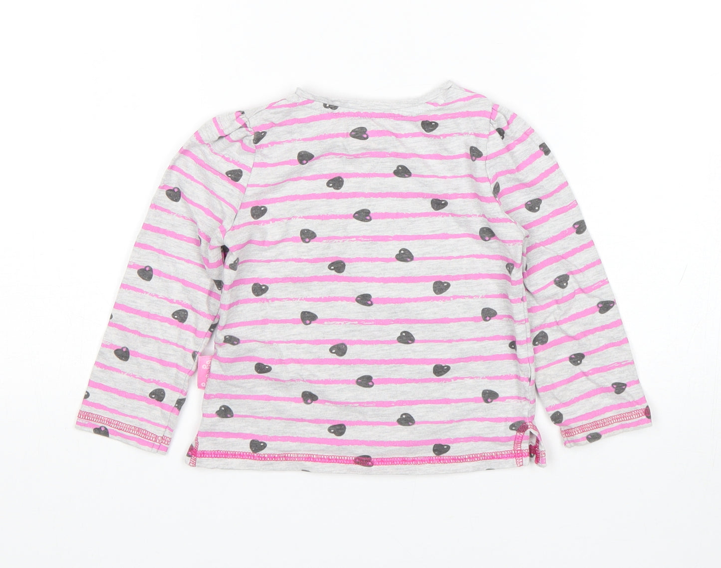 Mothercare  Girls Multicoloured Striped  Basic T-Shirt Size 18-24 Months  - Peppa Pig