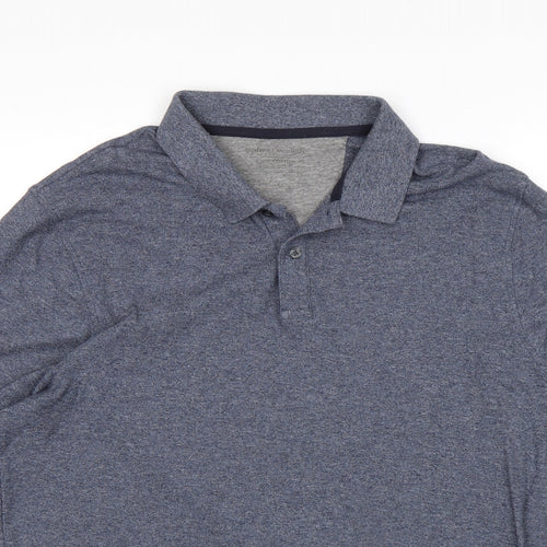 M&S Mens Blue    Polo Size XL