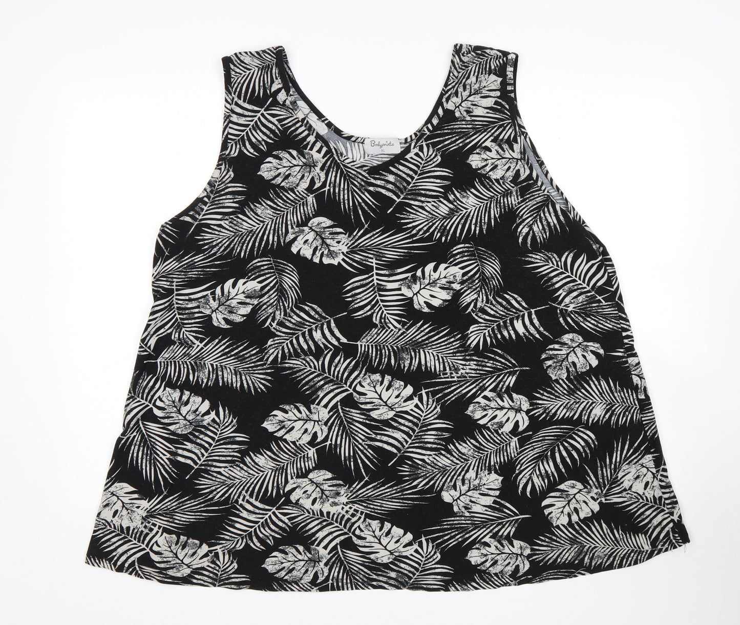 Bodyprints Womens Multicoloured Floral  Basic Tank Size XL