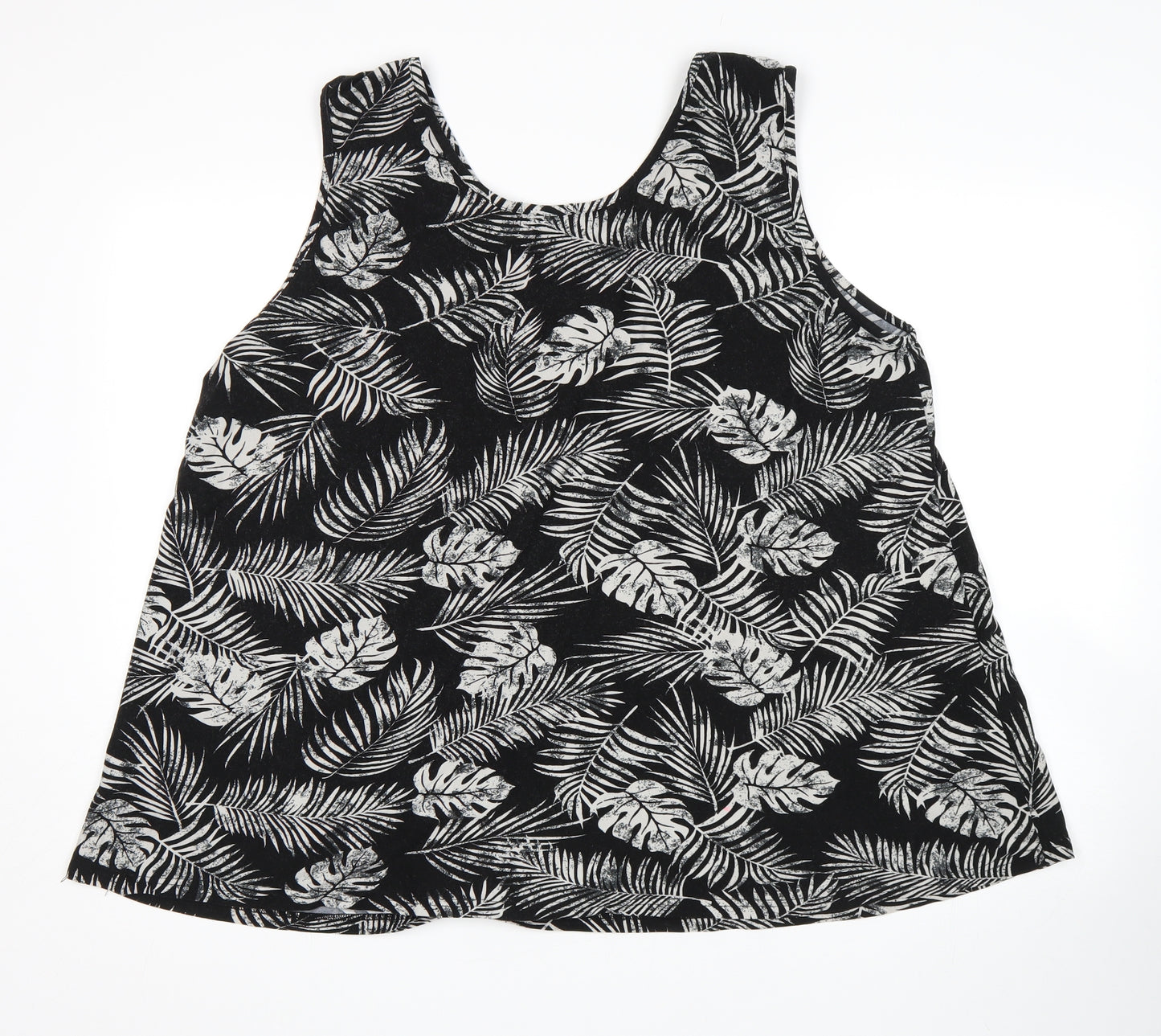 Bodyprints Womens Multicoloured Floral  Basic Tank Size XL