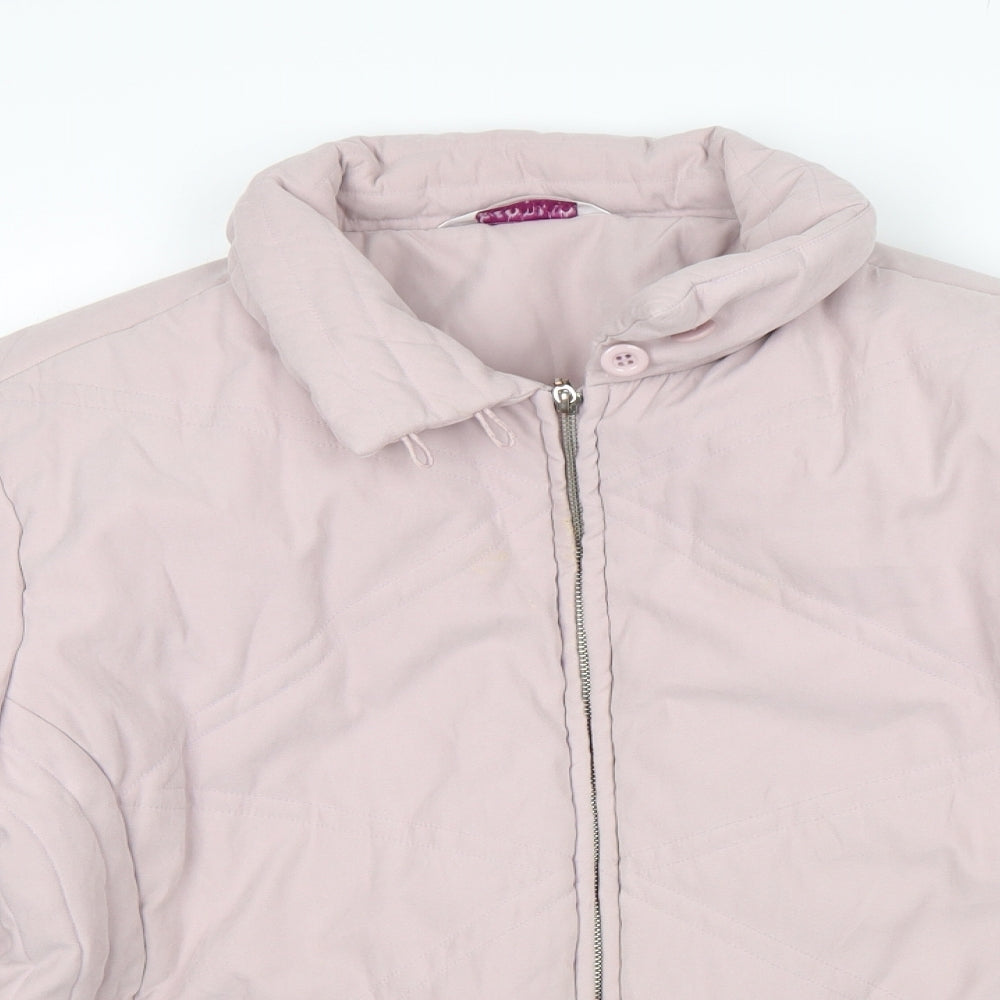 Bonmarche Womens Pink   Overcoat Coat Size L