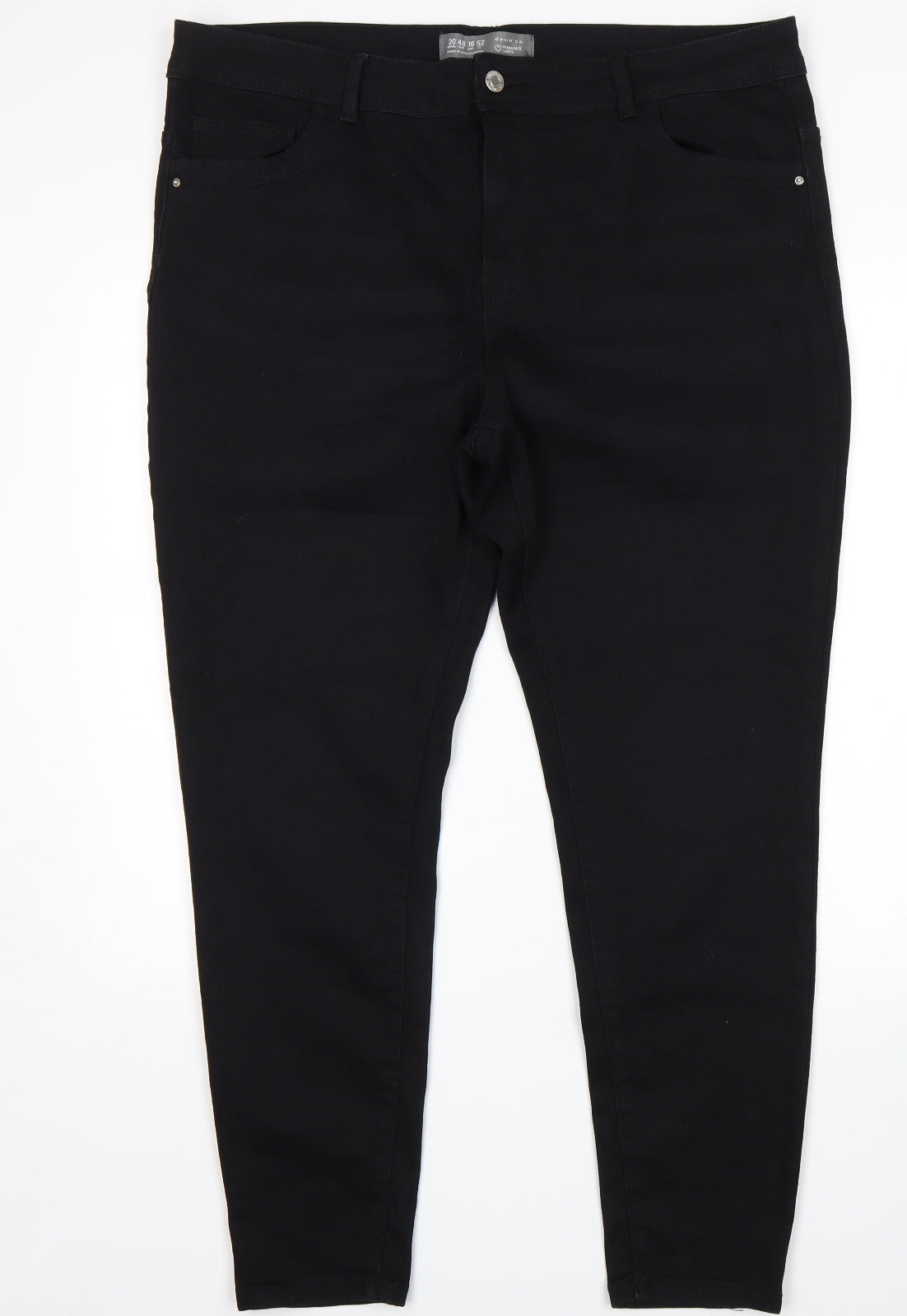 Primark Womens Black   Skinny Jeans Size 20 L28 in