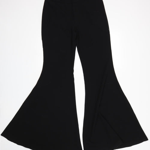 Zara Womens Black   Trousers  Size M L35 in - Flared