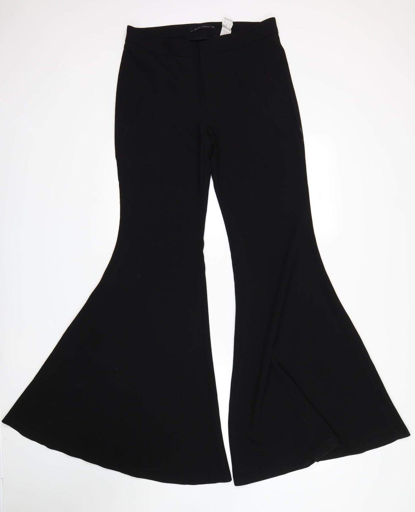 Zara Womens Black   Trousers  Size M L35 in - Flared