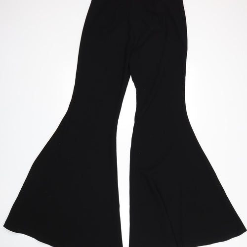 Zara Womens Black   Trousers  Size M L35 in - Flared