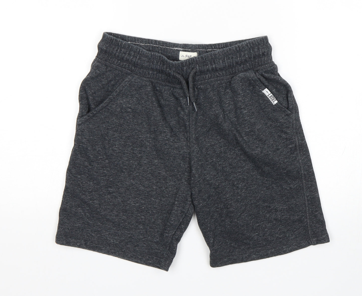 F&F Boys Grey   Sweat Shorts Size 9-10 Years