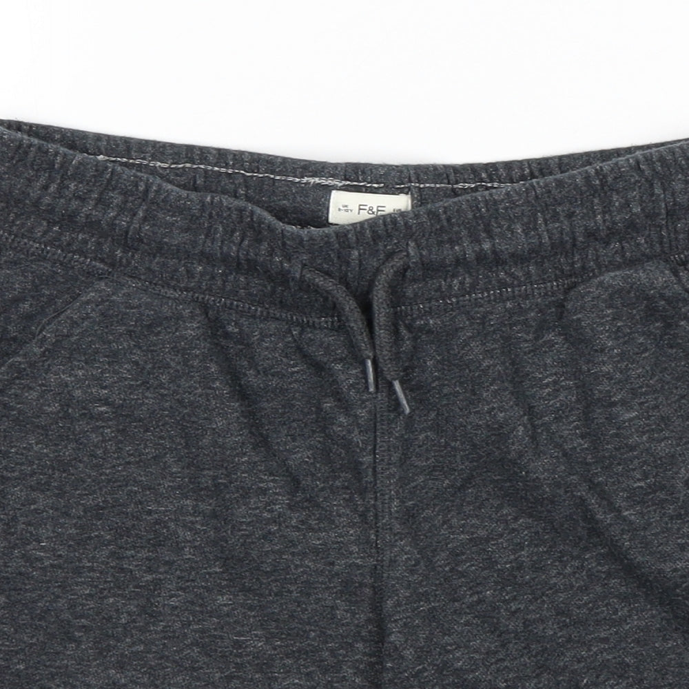 F&F Boys Grey   Sweat Shorts Size 9-10 Years