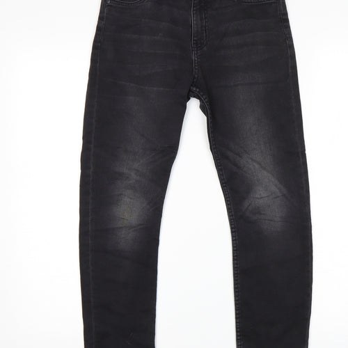 F&F Boys Black   Skinny Jeans Size 9-10 Years