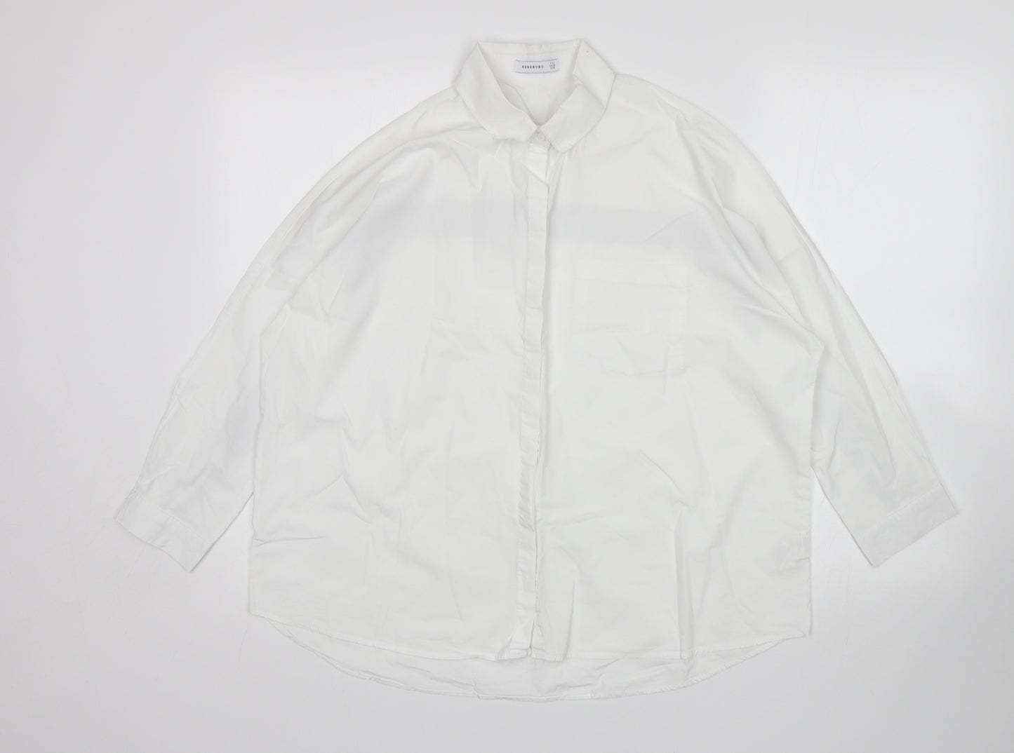 RESERVED Womens White   Basic Button-Up Size 10